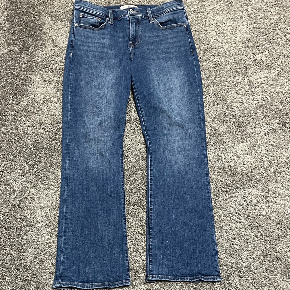 Lucky Brand Indigo Mid Rise Boot Women's Jeans